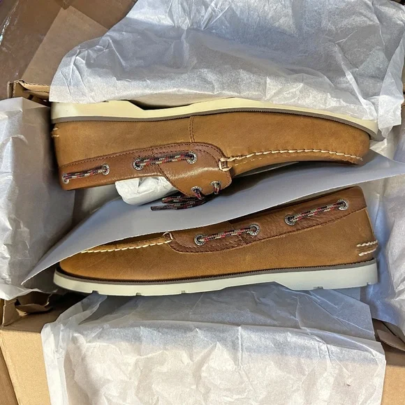 Sperry Mens Leeward 2-Eye Leather Boat Shoe - Picture 6 of 7